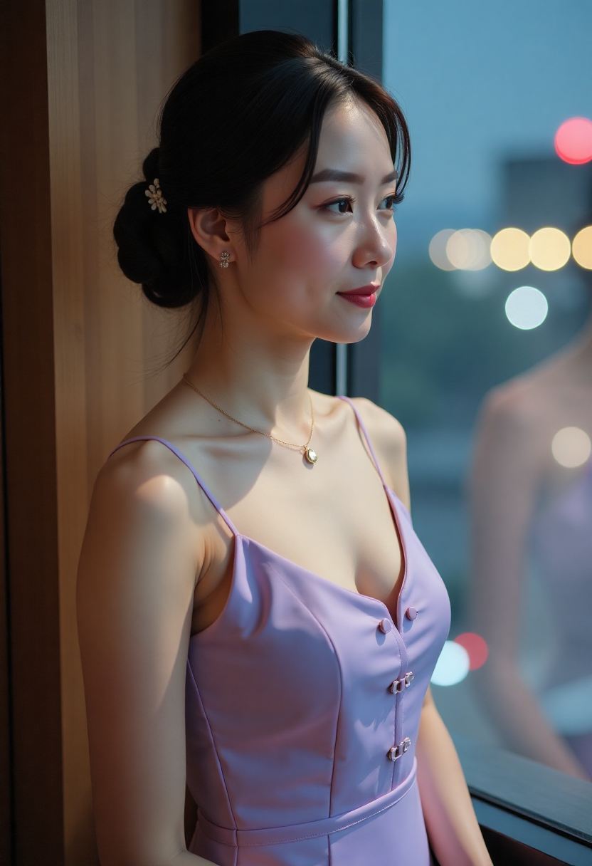 知微与陆沉舟在灯下对坐